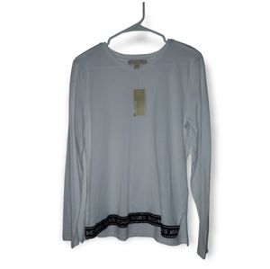 Michael Kors Women long sleeve shirt | medium | white